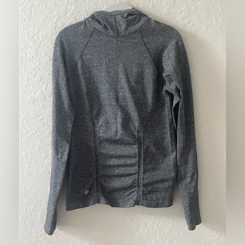 Athleta Gray Long Sleeve Hoodie Size Medium